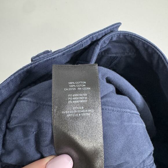 Tna Aritzia Womens Pants 6 Blue Surplus Division Cargo Baggy Gorpcore Streetwear - Picture 16 of 16